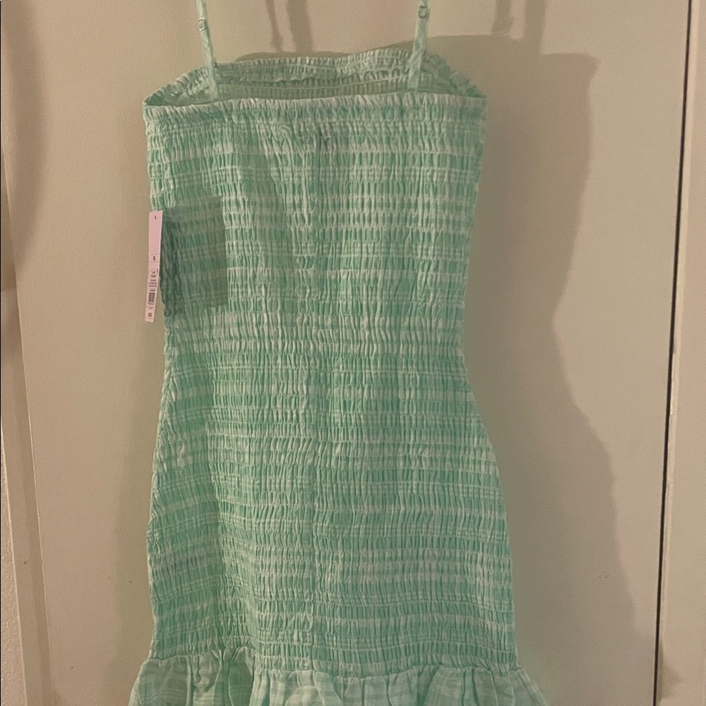 Light Green Smocked Dress by Wild Fable - Picture 7 of 9